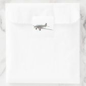 Douglas DC3 Dakota Vierkante Sticker (Tas)