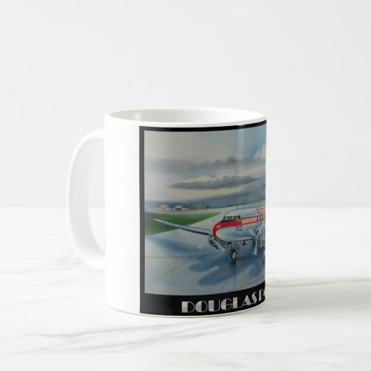 Douglas DC-3 Coffee Mok (Voorkant links)