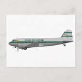Douglas DC-3 Ozark Airlines Briefkaart (Voorkant)