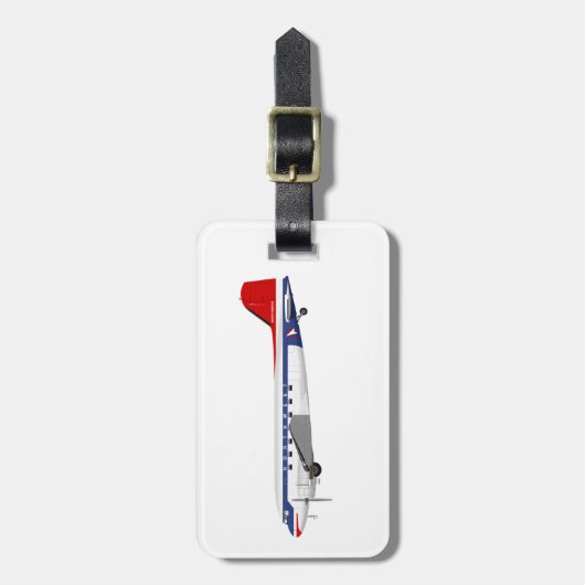 Douglas DC-3 Skytrain Northwest Airlines Bagagelabel (Voorkant verticaal)