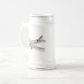 Douglas DC-3 vliegtuig Bierpul (Voorkant links)