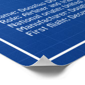 Douglas DC-3 - Vliegtuig Blauwdruk Tekenplannen AD Poster (Hoek)