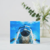 Douglas DC-3 Vliegtuig Briefkaart (Staand voorkant)