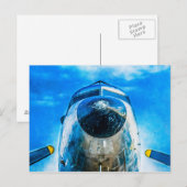 Douglas DC-3 Vliegtuig Briefkaart (Voorkant / Achterkant)