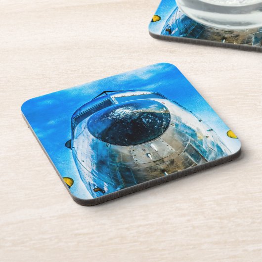 Douglas DC-3 Vliegtuig Drankjes Onderzetter (Linkerzijde)