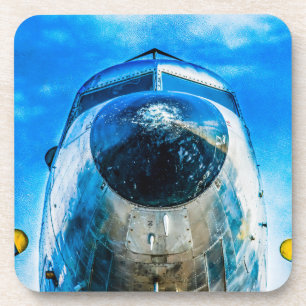 Douglas DC-3 Vliegtuig Drankjes Onderzetter