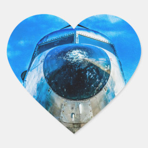 Douglas DC-3 Vliegtuig Hart Sticker