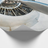 Douglas DC-3 Vliegtuig. propeller Cadeaupapier (Hoek)