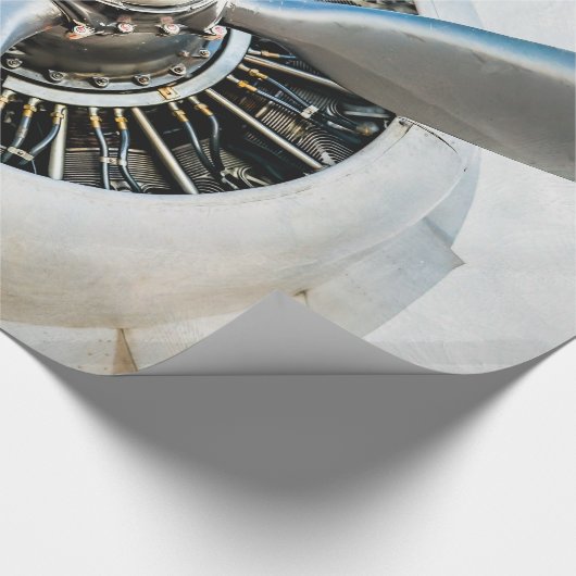 Douglas DC-3 Vliegtuig. propeller Cadeaupapier (Hoek)