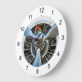 Douglas DC-3 Vliegtuig. propeller Grote Klok (Hoek)