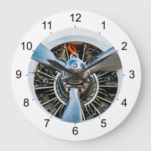 Douglas DC-3 Vliegtuig. propeller Grote Klok