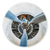 Douglas DC-3 Vliegtuig. propeller Keramische Knop (Voorkant)