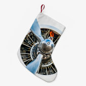 Douglas DC-3 Vliegtuig. propeller Kleine Kerstsok (Voorkant (Hangend))