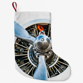 Douglas DC-3 Vliegtuig. propeller Kleine Kerstsok