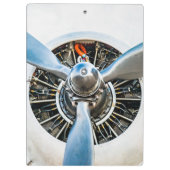 Douglas DC-3 Vliegtuig. propeller Klembord (Achterkant)