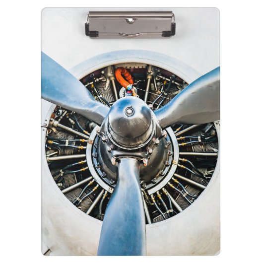 Douglas DC-3 Vliegtuig. propeller Klembord (Voorkant)