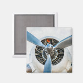 Douglas DC-3 Vliegtuig. propeller Magneet (Voorkant / Achterkant)