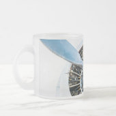 Douglas DC-3 Vliegtuig. propeller Matglas Koffiemok (Links)