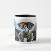 Douglas DC-3 Vliegtuig. propeller Mok (Midden)