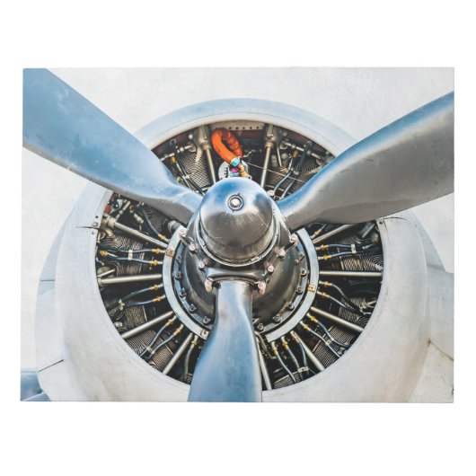 Douglas DC-3 Vliegtuig. propeller Notitieblok (Voorkant)