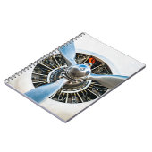 Douglas DC-3 Vliegtuig. propeller Notitieboek (Linkerzijde)