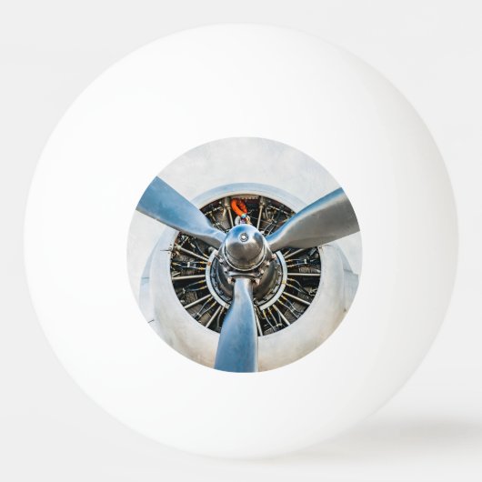 Douglas DC-3 Vliegtuig. propeller Pingpongbal (Voorkant)