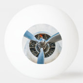 Douglas DC-3 Vliegtuig. propeller Pingpongbal (Achterkant)
