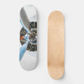 Douglas DC-3 Vliegtuig. propeller Skateboard (Voorkant)