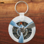 Douglas DC-3 Vliegtuig. propeller Sleutelhanger (Voorkant)