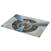 Douglas DC-3-vliegtuig. Propeller Snijplank (Hoek)
