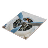 Douglas DC-3 Vliegtuig. propeller Tegeltje (Zijkant)