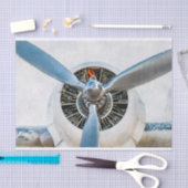 Douglas DC-3 Vliegtuig. propeller Tissuepapier (Craft)