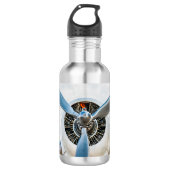 Douglas DC-3 Vliegtuig. propeller Waterfles (Voorkant)