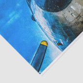 Douglas DC-3 Vliegtuig Tissuepapier (Detail)