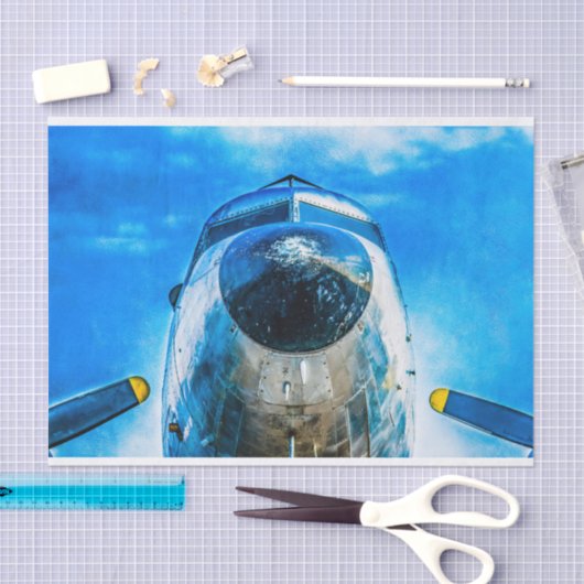 Douglas DC-3 Vliegtuig Tissuepapier (Craft)