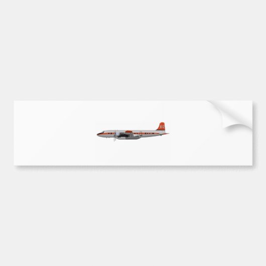 Douglas DC-7B drijfmesttanker 404404 Bumpersticker (Voorkant)