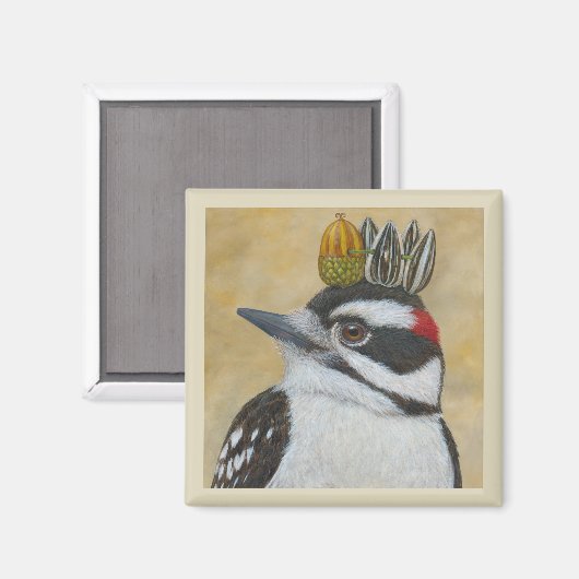 Douglas de kleine houtsnepspnet magneet (Voorkant / Achterkant)