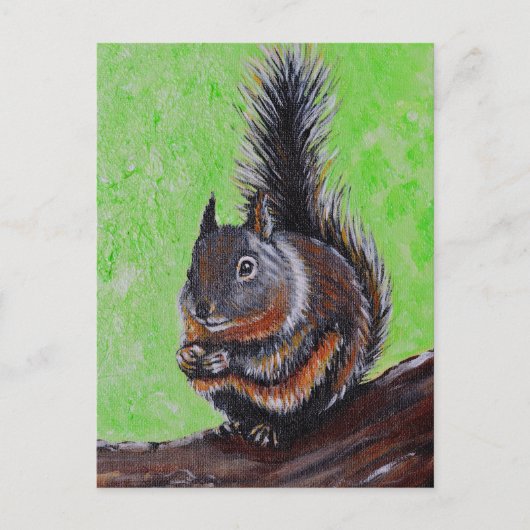 Douglas Eekhoorn Schildering 2 Briefkaart (Voorkant)