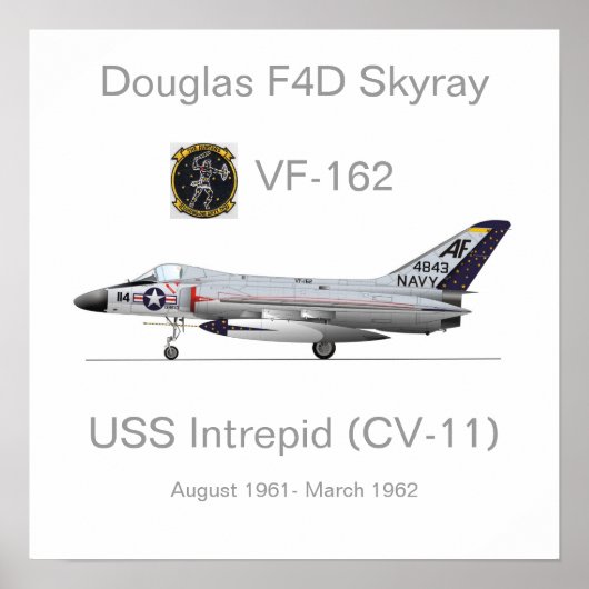 Douglas F4D Skyray Poster (Voorkant)