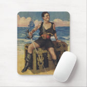 Douglas Fairbanks Black Pirate Mousepad Muismat (Met muis)