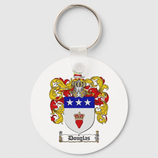 DOUGLAS FAMILIE CREST - DOUGLAS COAT VAN WAPENS SLEUTELHANGER (Voorkant)