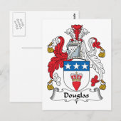 Douglas Family Crest Briefkaart (Voorkant / Achterkant)