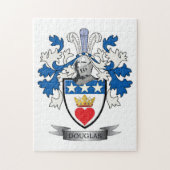 Douglas Family Crest Coat of Arms Legpuzzel (Verticaal)