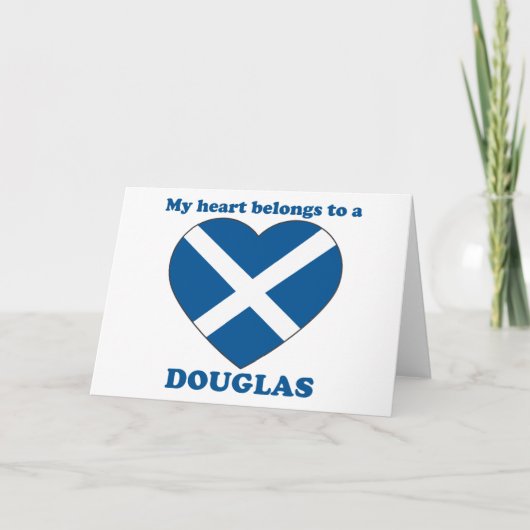 Douglas Feestdagen Kaart (Voorkant)