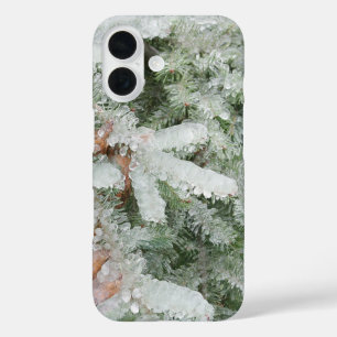 Douglas Fir Bedekt met ijs iPhone 16 Hoesje