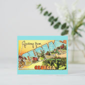 Douglas Georgia Vintage Ansichtkaart Briefkaart (Staand voorkant)