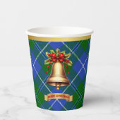 Douglas gepersonaliseerde Tartan kerst Papieren Bekers (Voorkant)