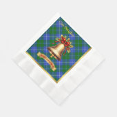 Douglas gepersonaliseerde Tartan kerst Servet (Hoek)