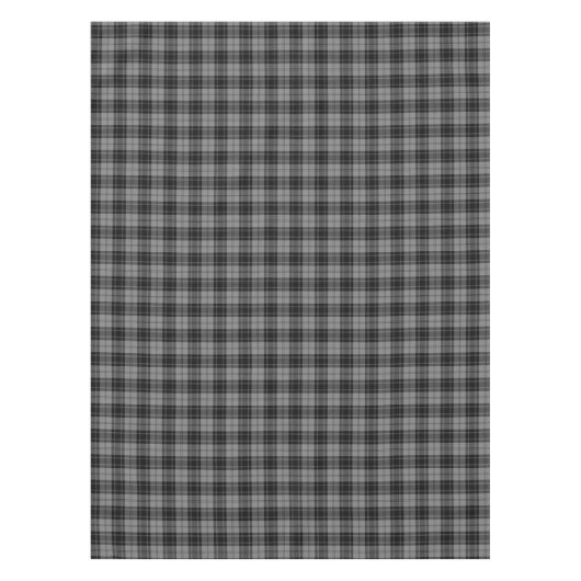 Douglas Gray Tartain Play Black Gray Tafelkleed (Voorkant)