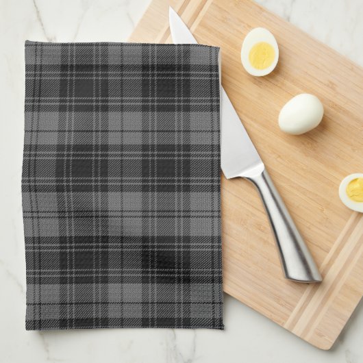 Douglas Gray Tartan Pset Hand Towel Theedoek (Quarter Fold)
